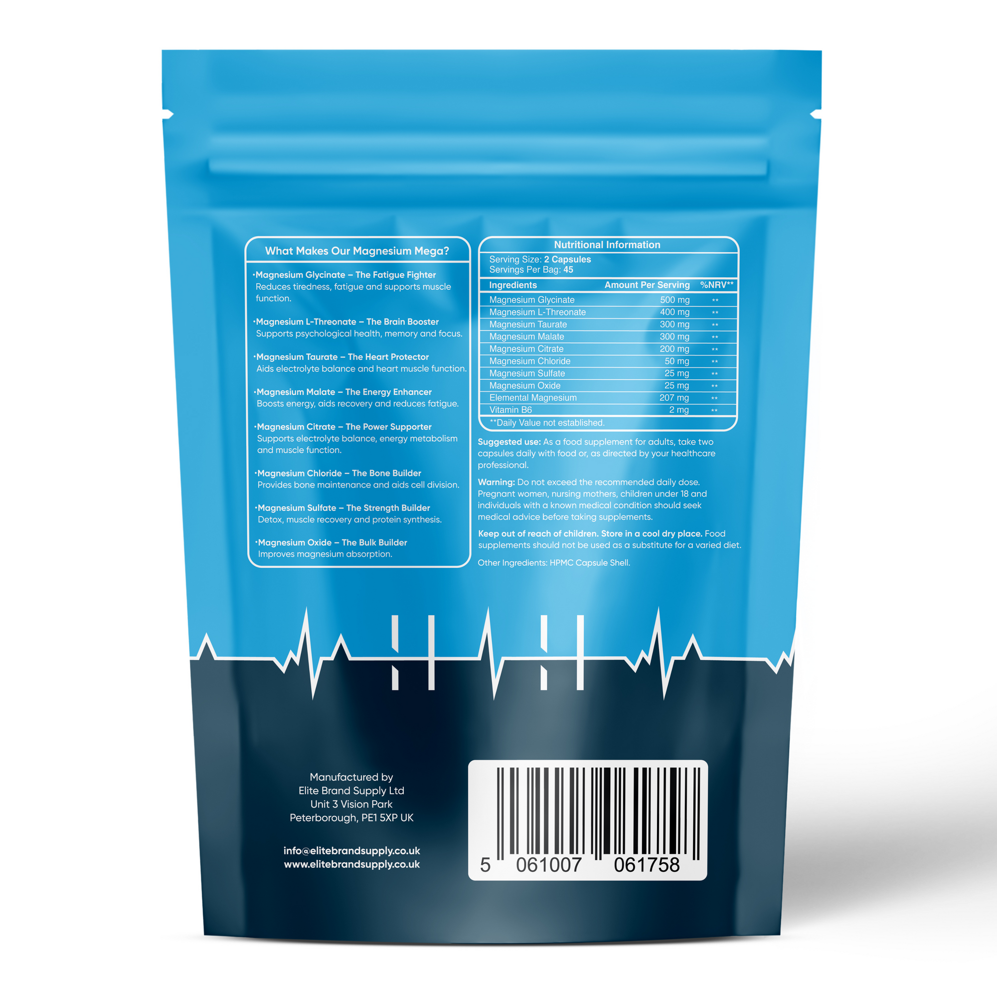 Mega-Nesium 8-in-1 Magnesium Glycinate Complex
