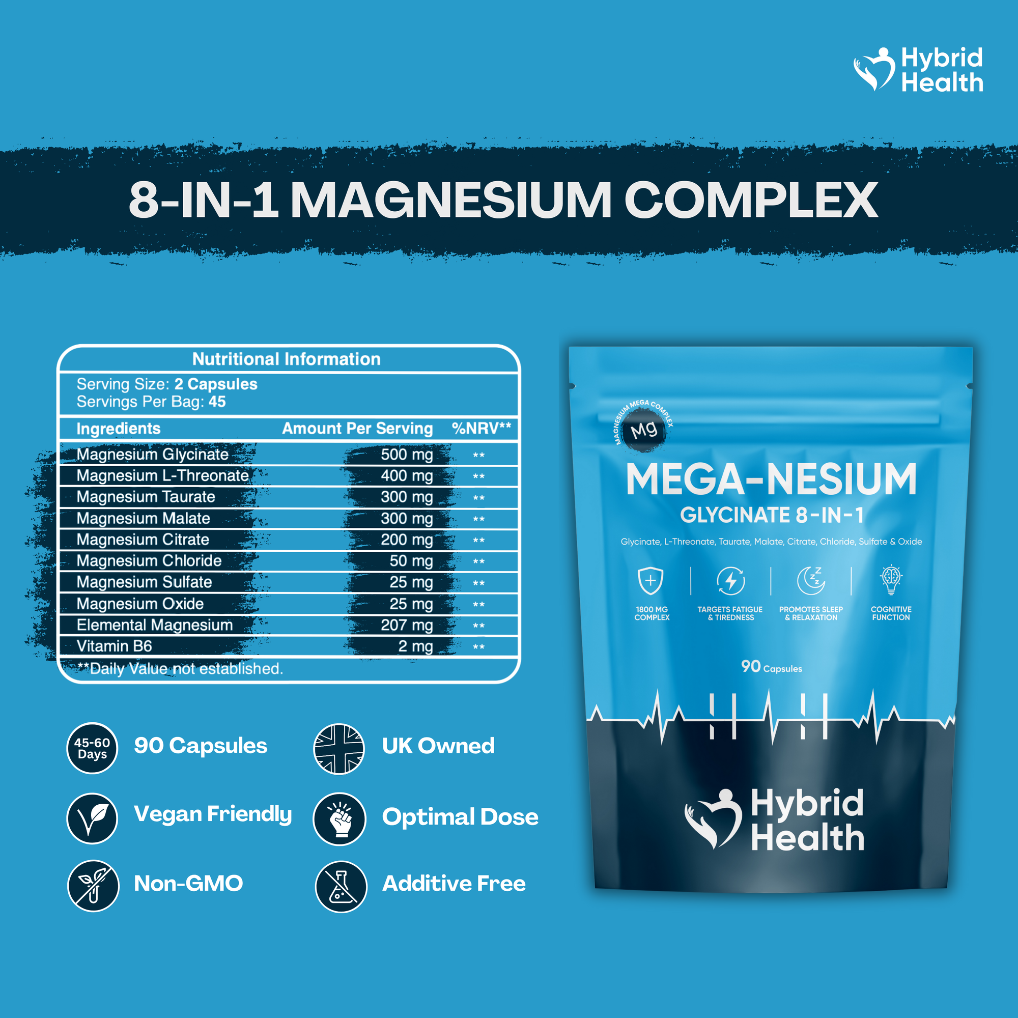 Mega-Nesium Glycinate 8-in-1