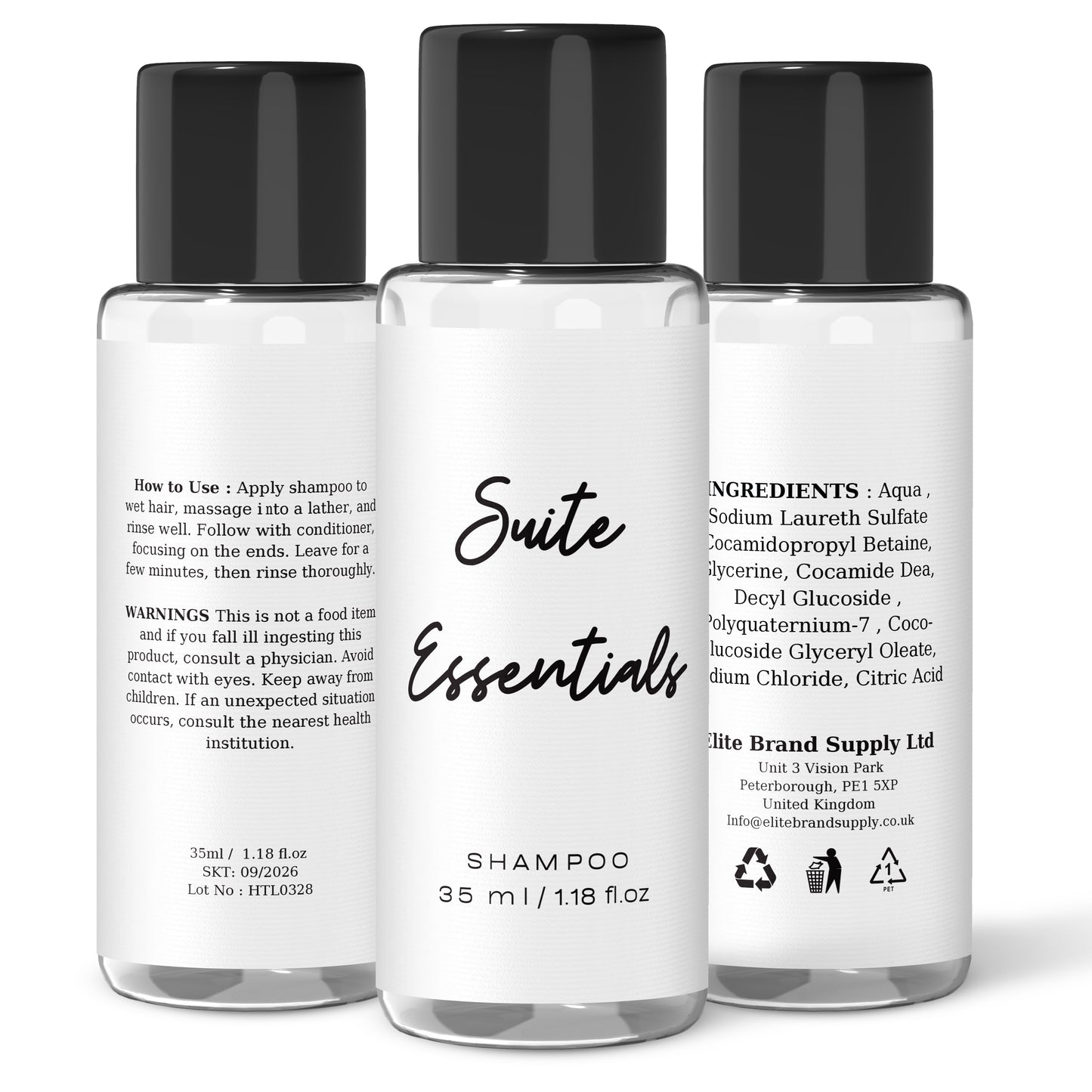 Suite Essentials Shampoo (35ml x 50 pack)