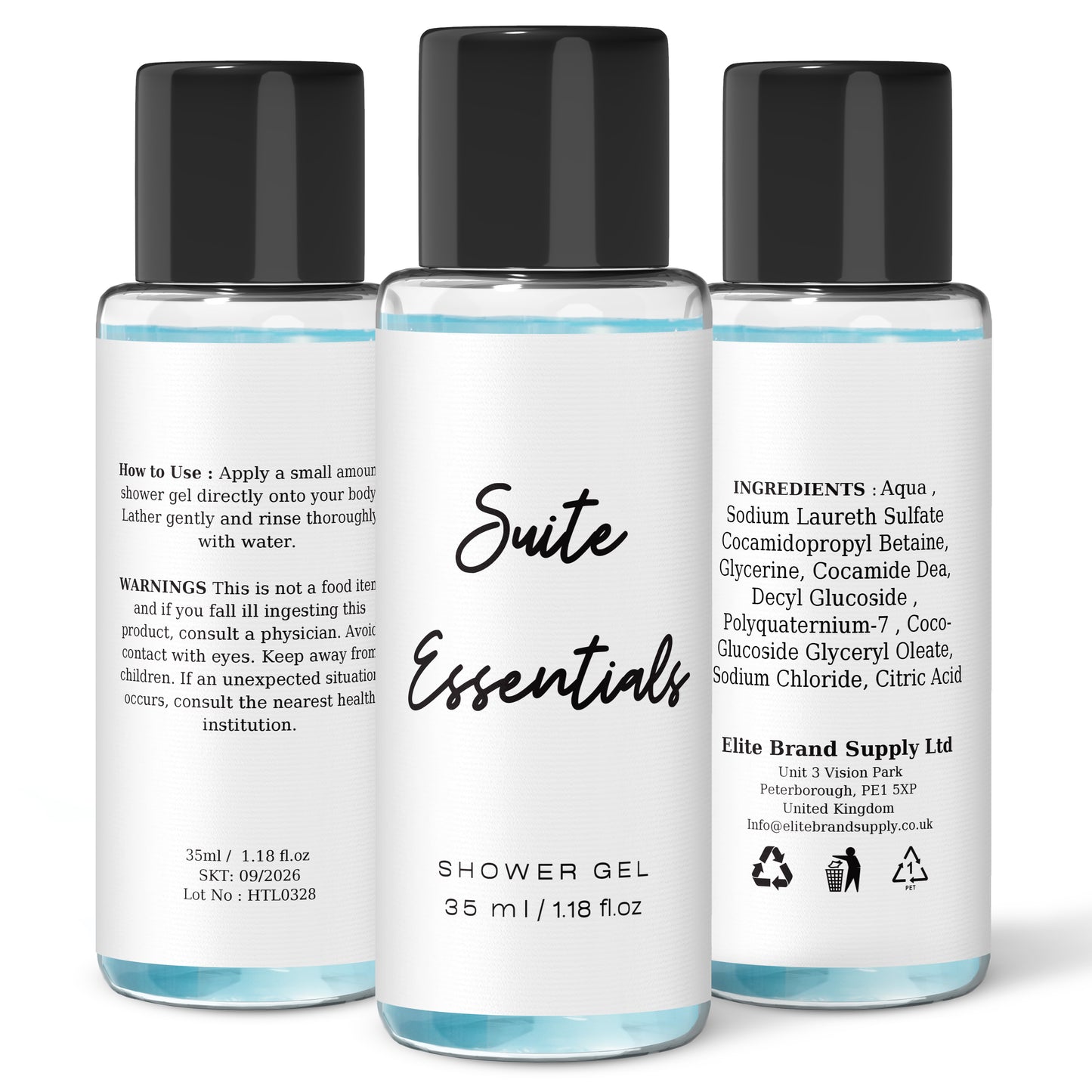 Suite Essentials Shower Gel (35ml x 50 pack)