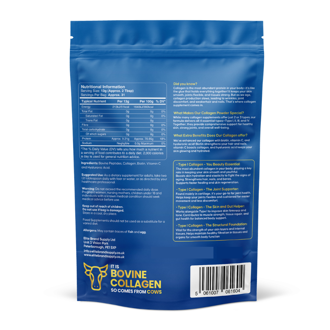 Hybrid Health Bovine Collagen Peptides 400g (30 Servings)